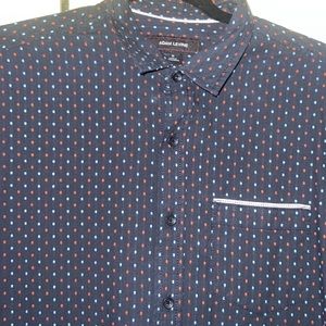 Adam Levine Men's Casual button down short sleeve shirt.  NWT size S